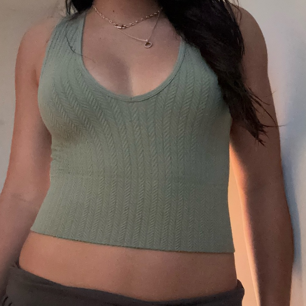 Stradivarius Deep V-Neck Tank Top